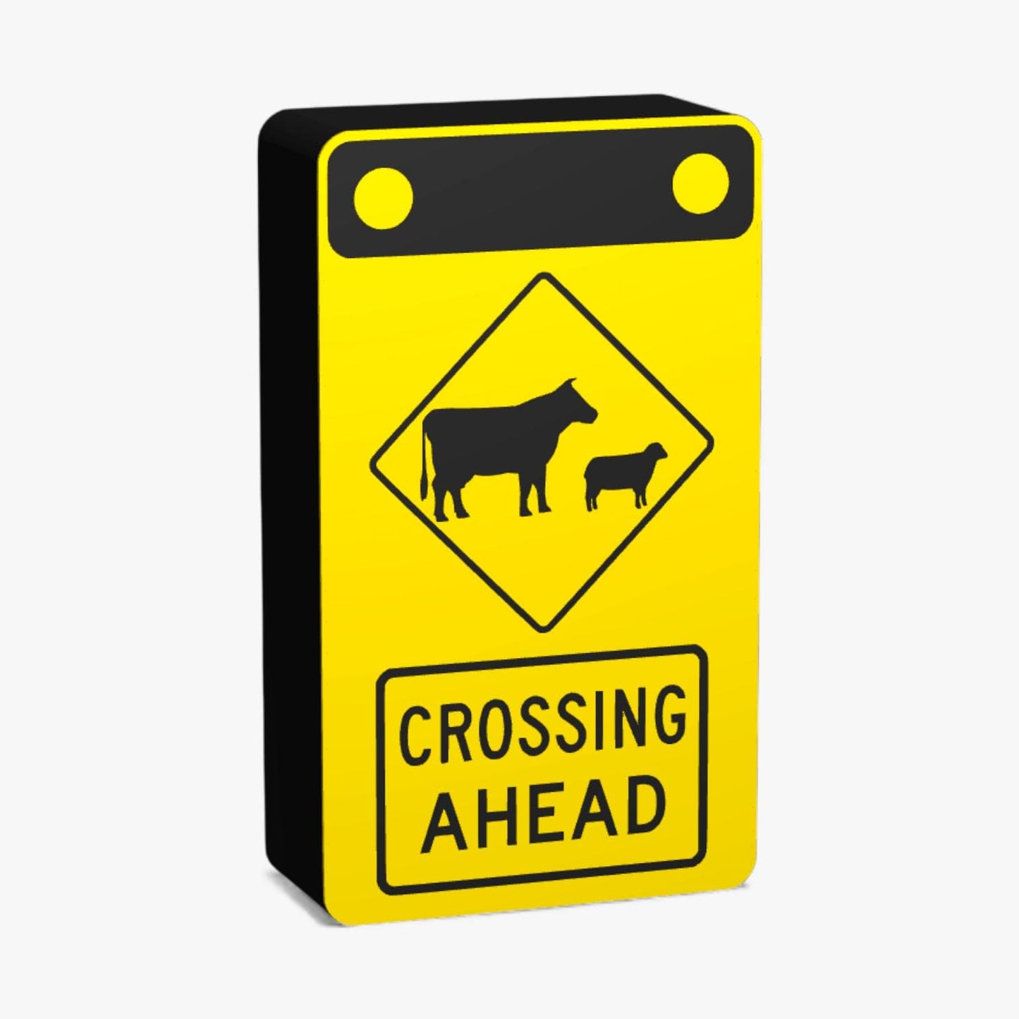 Stocks Crossing Ahead Australian Road Sign Lampe