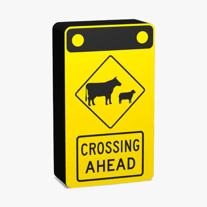 Stocks Crossing Ahead Australian Road Sign Lampe