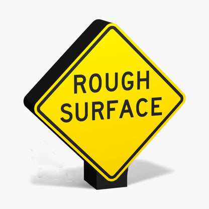 Rough Surface Australian Road Sign Lampe