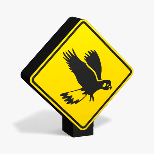 Cockatoos Australian Road Sign Lampe