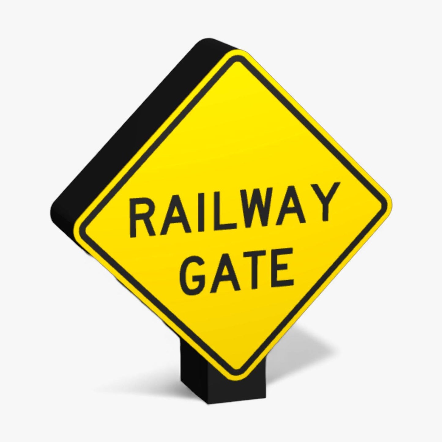 Railway Gate Australian Road Sign Lampe