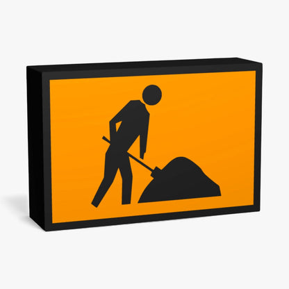 Workers Australian Road Sign Lampe