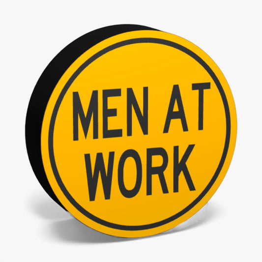 Men at work Australian Road Sign Lampe