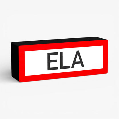 ELA Feuerwehrzeichen Lampe