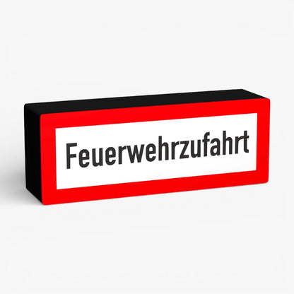 Feuerwehrzufahrt Feuerwehrzeichen Lampe