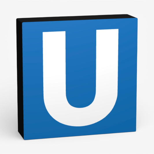 U-Bahn Station Verkehrsschild Lampe