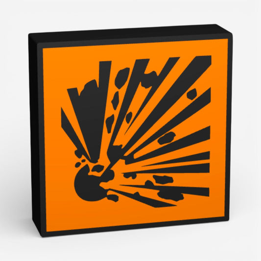 Explosionsgefährlich GHS-Kennzeichnungen Lampe