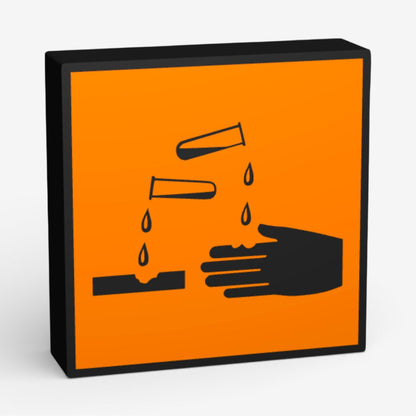 Aetzend GHS-Kennzeichnungen Lampe