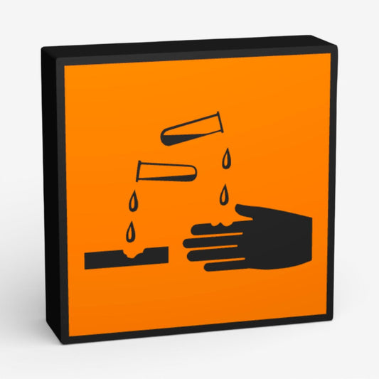 Aetzend GHS-Kennzeichnungen Lampe