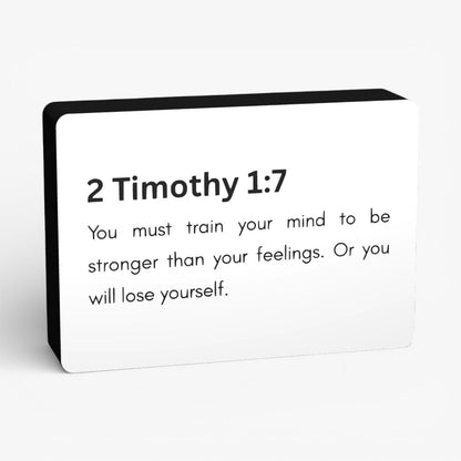 2 Timothy 1:7 Bibelverse Lampe