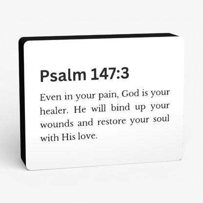 Psalm 147:3 Bibelverse Lampe