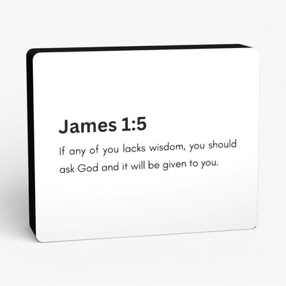 James 1:5 Bibelverse Lampe