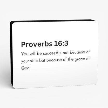 Proverbs 16:3 Bibelverse Lampe
