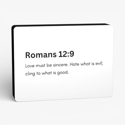 Romans 12:9 Bibelverse Lampe