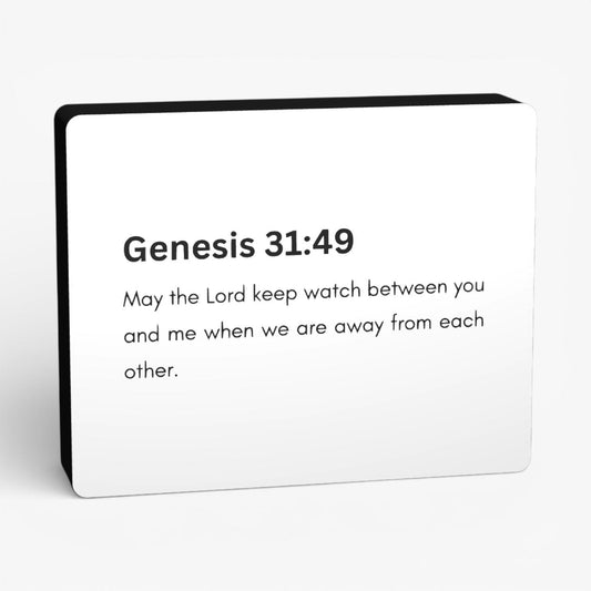 Genesis 31:49 Bibelverse Lampe