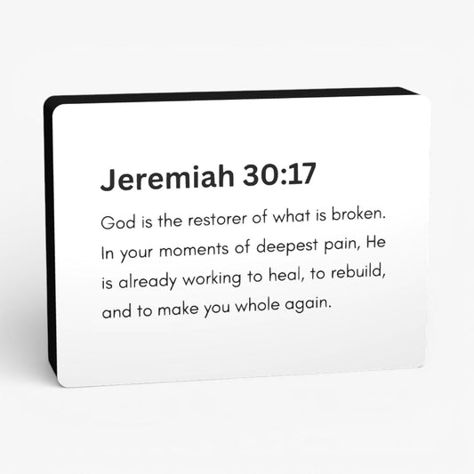 Jeremiah 30:17 Bibelverse Lampe