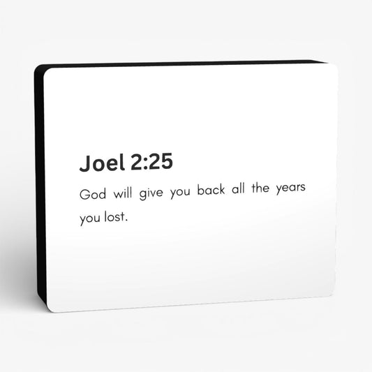 Joel 2:25 Bibelverse Lampe