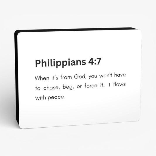 Philippians 4:7 Bibelverse Lampe