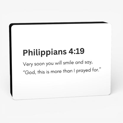 Philippians 4:19 Bibelverse Lampe
