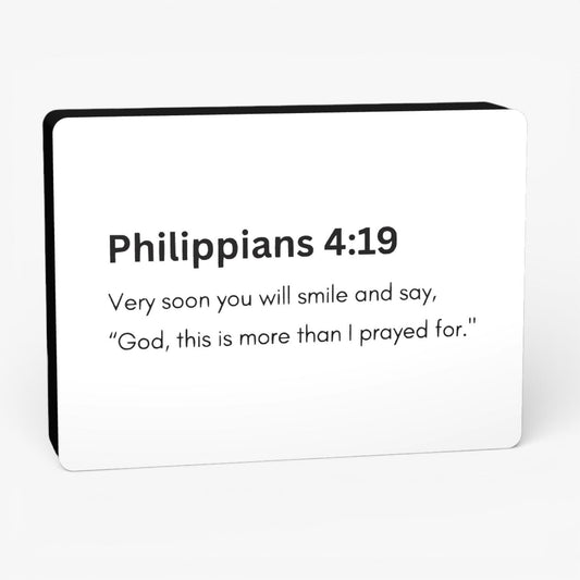 Philippians 4:19 Bibelverse Lampe