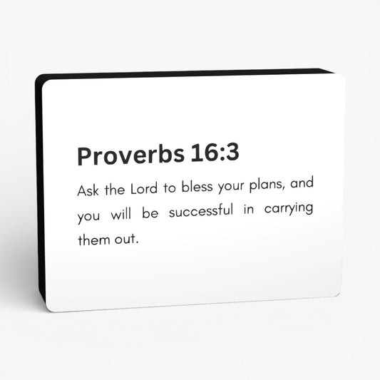 Proverbs 16:3 Bibelverse Lampe