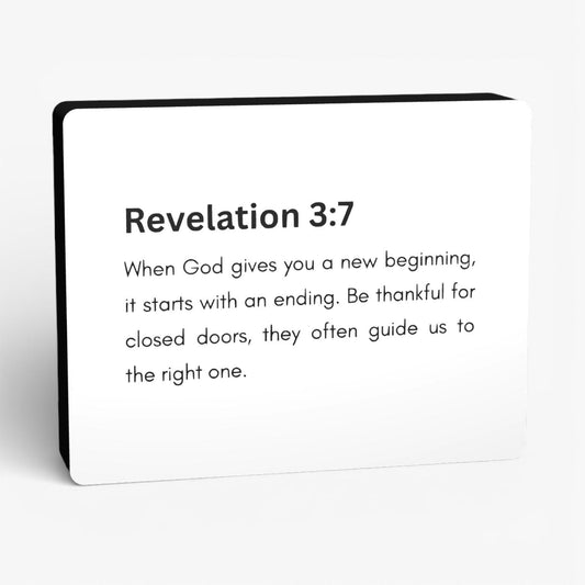 Revelation 3:7 Bibelverse Lampe