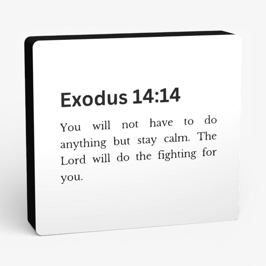 Exodus 14:14 Bibelverse Lampe