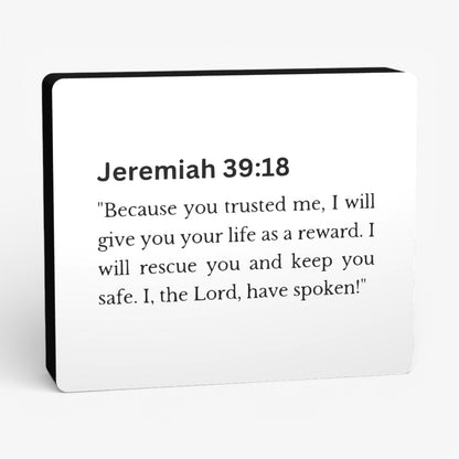 Jeremiah 39:18 Bibelverse Lampe
