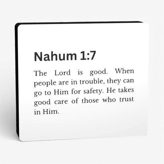 Nahum 1:7 Bibelverse Lampe