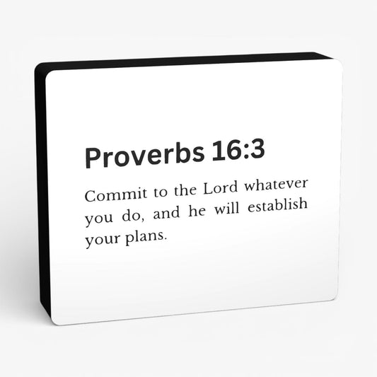 Proverbs 16:3 Bibelverse Lampe