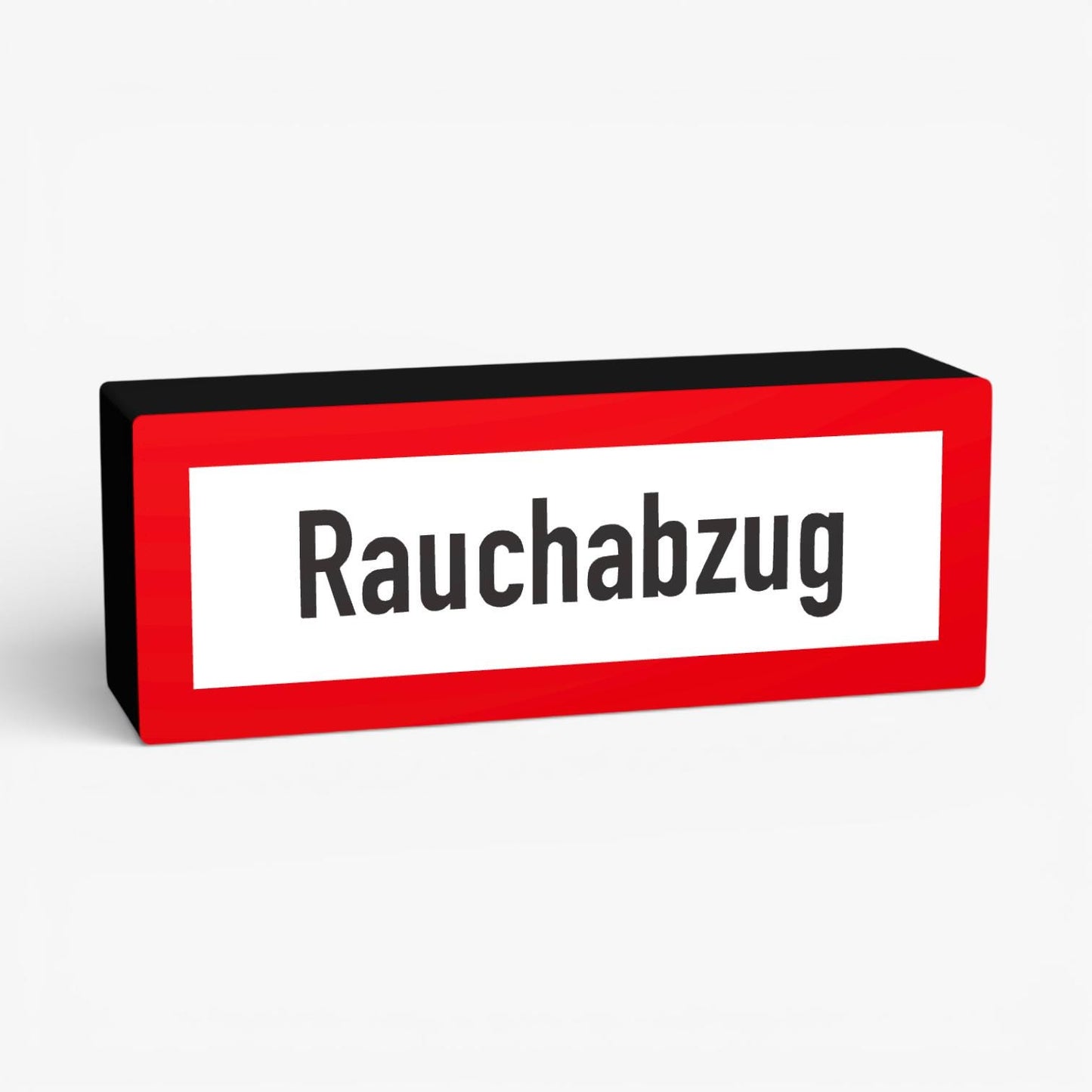 Rauchabzug Feuerwehrzeichen Lampe
