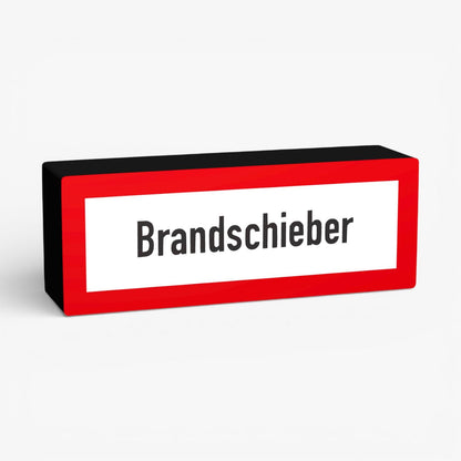 Brandschieber Feuerwehrzeichen Lampe