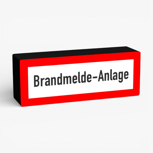 Brandmelde-Anlage Feuerwehrzeichen Lampe
