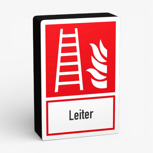 Leiter Rechteck Feuerwehrzeichen Lampe