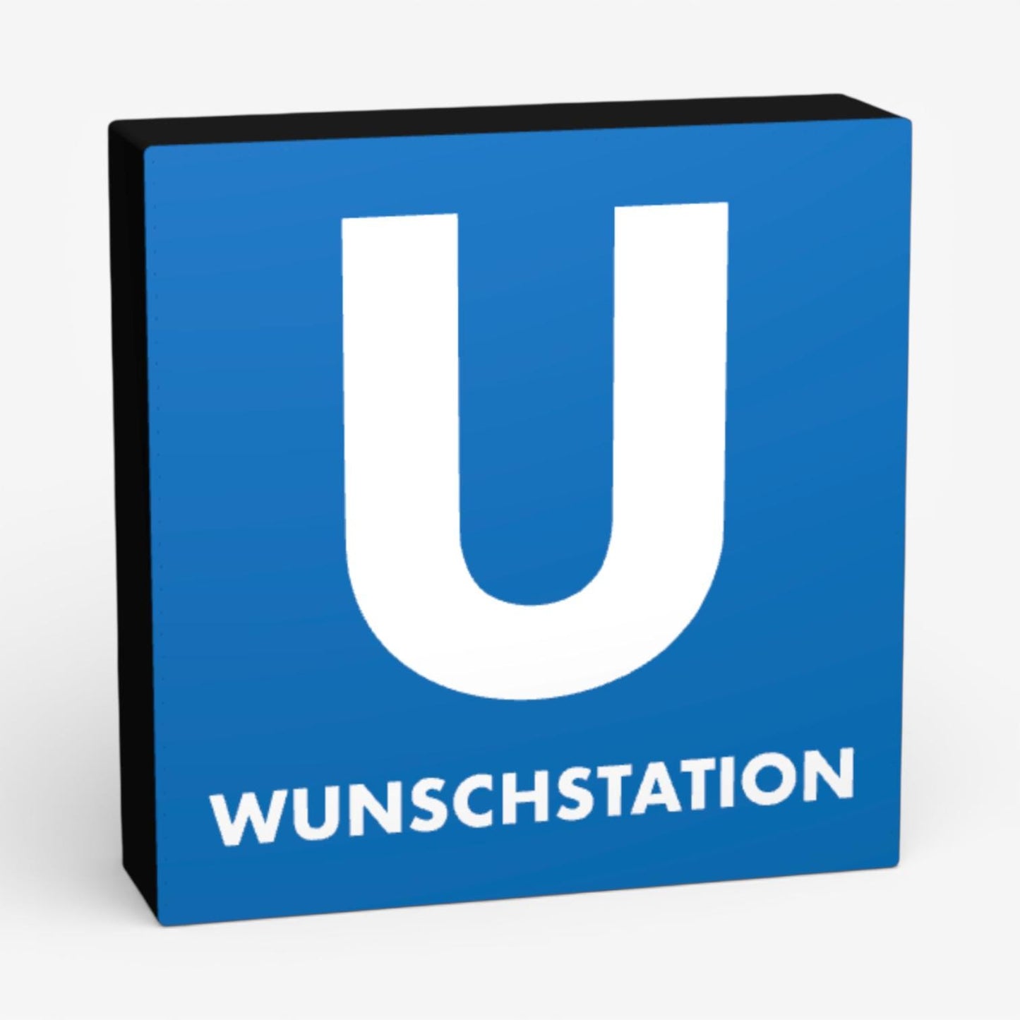 Personalisierte U-Bahn Station Lampe