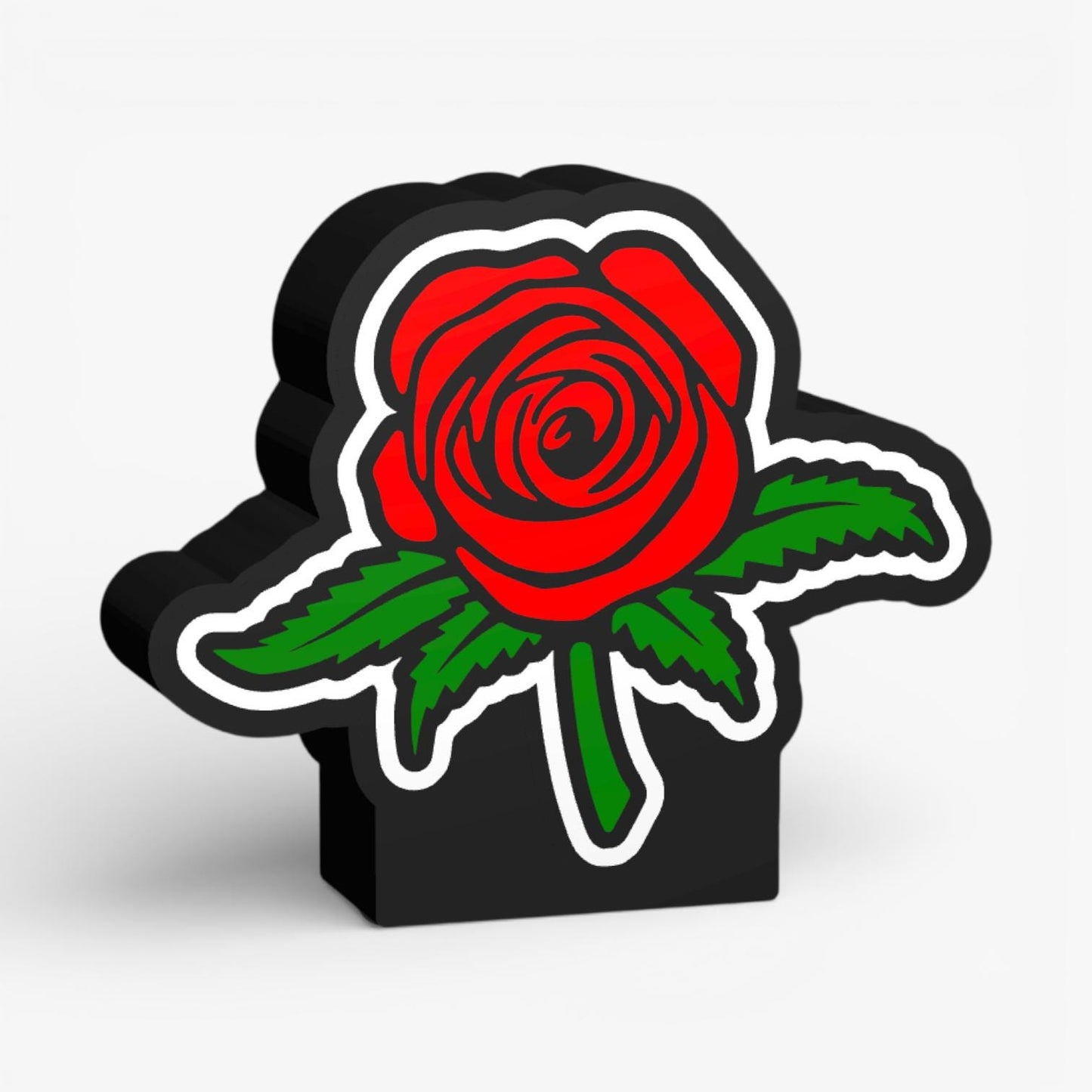 Rose Rote-Blume Lampe