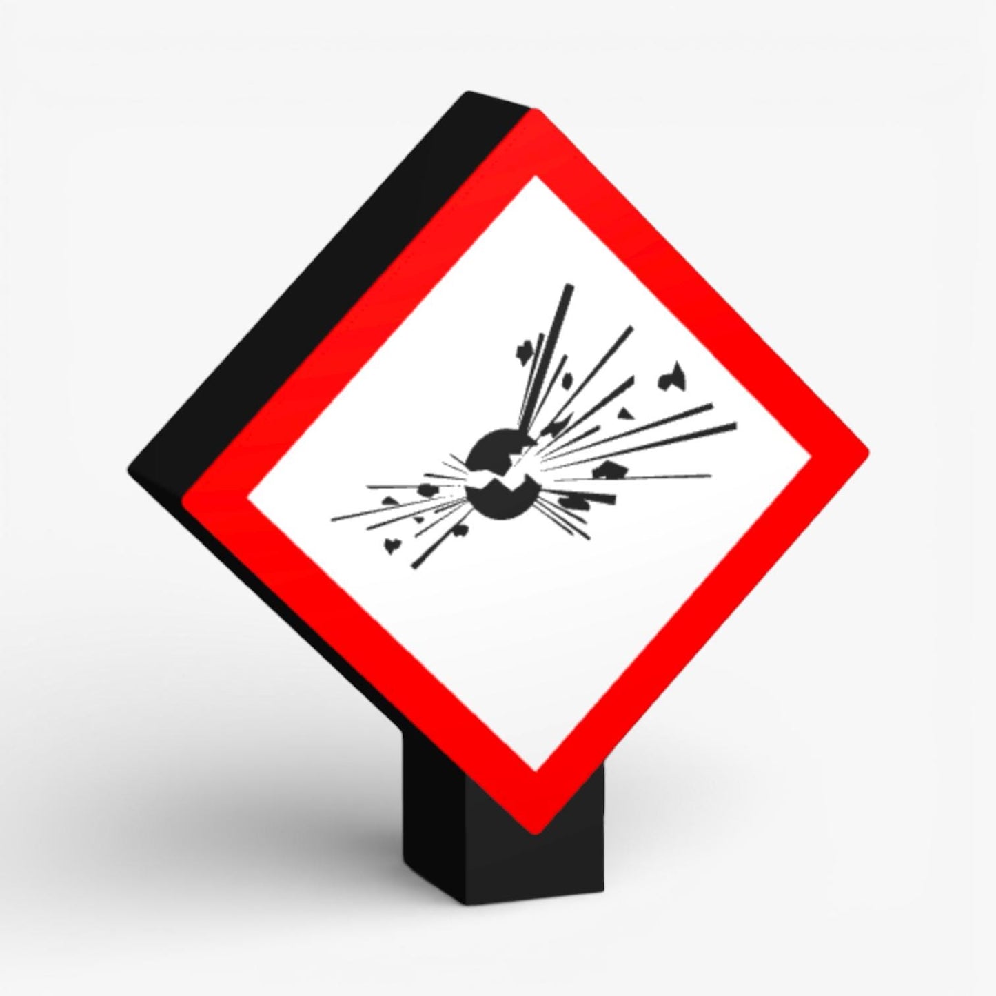 Explodierende Bombe GHS-Kennzeichnungen Lampe