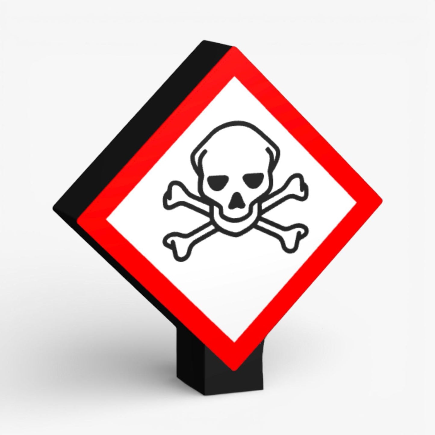 Totenkopf mit gekreuzten Knochen GHS-Kennzeichnungen Lampe