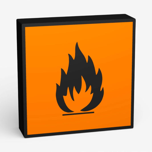 Leichtentzündlich GHS-Kennzeichnungen Lampe