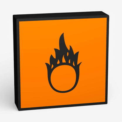 Brandfördernd GHS-Kennzeichnungen Lampe