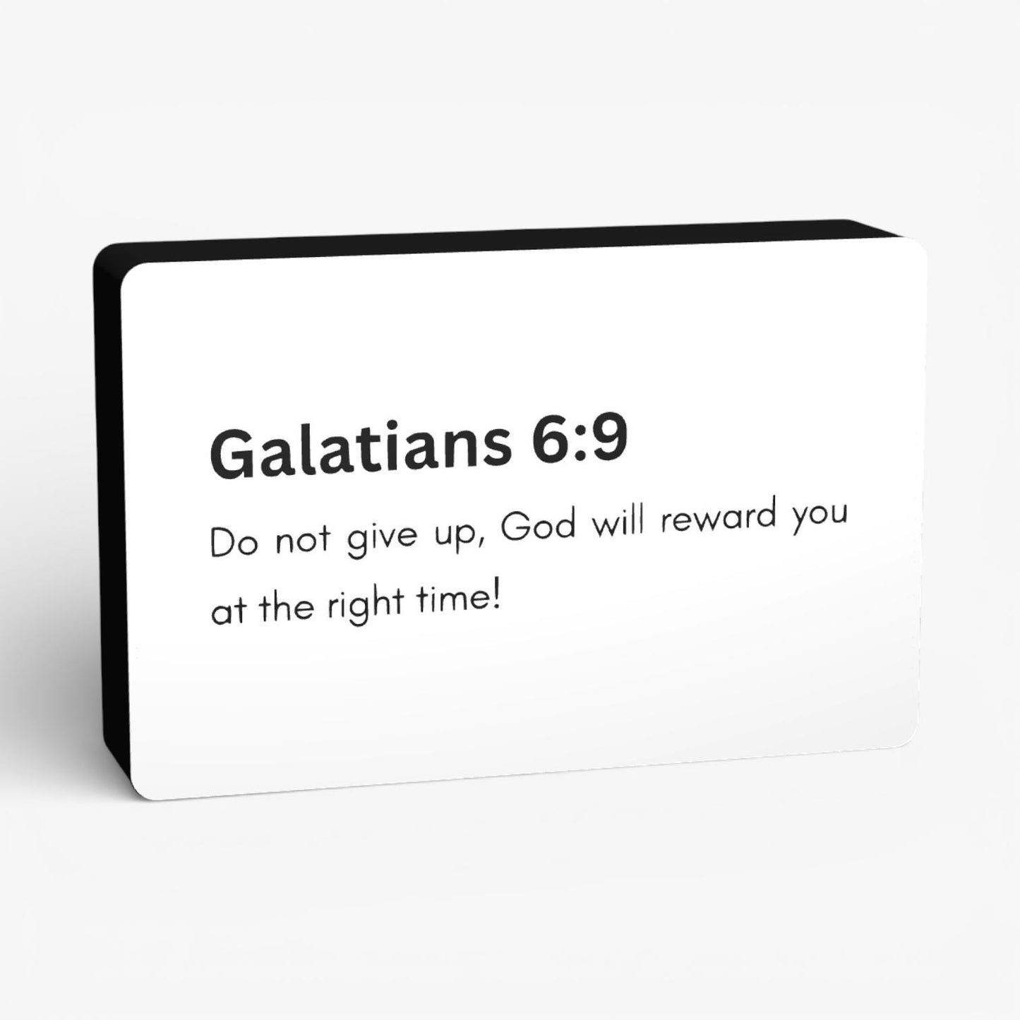 Galatians 6:9 Bibelverse Lampe