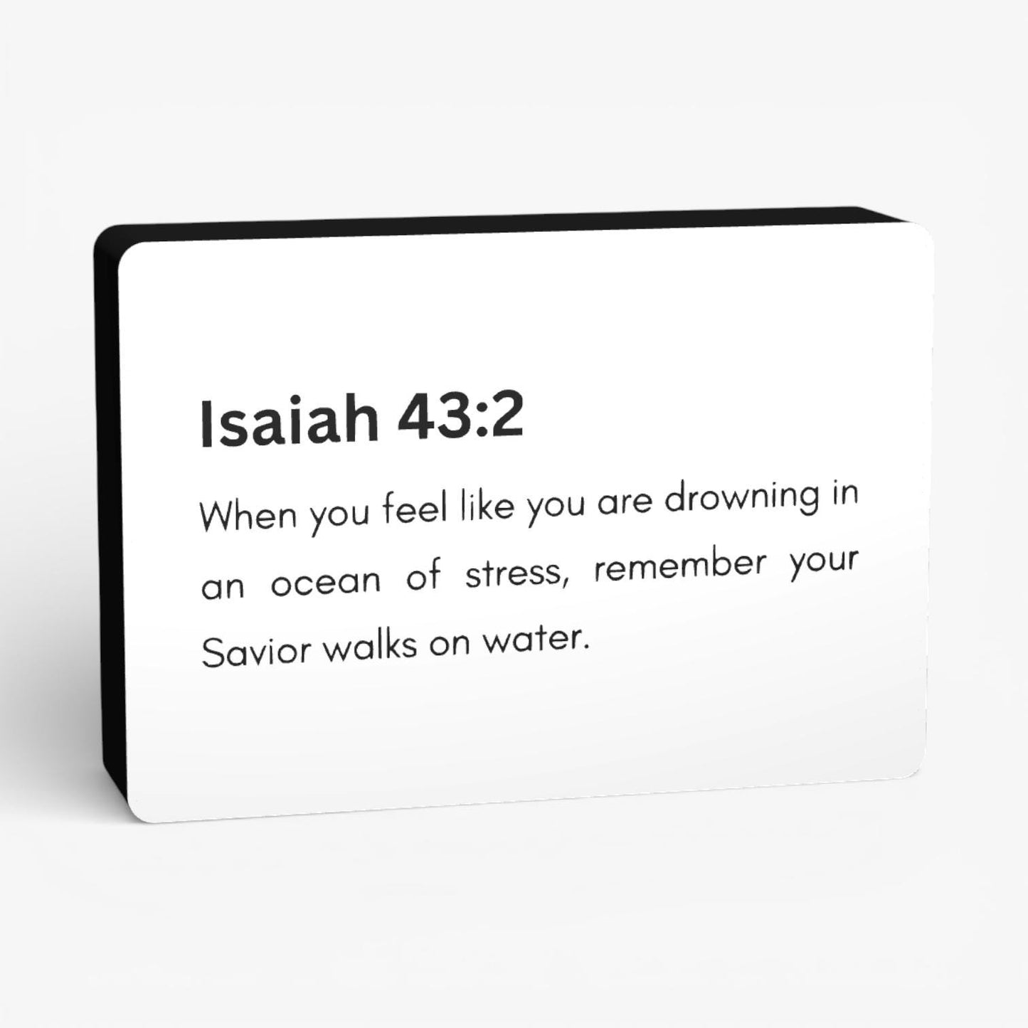 Isaiah 43:2 Bibelverse Lampe