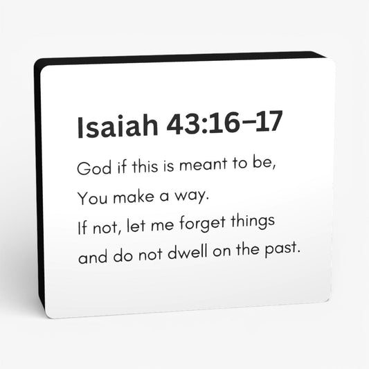 Isaiah 43:16-17 Bibelverse Lampe
