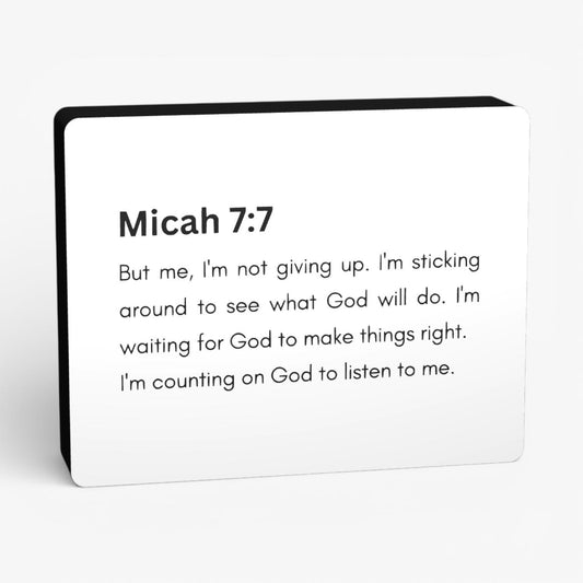 Micah 7:7 Bibelverse Lampe