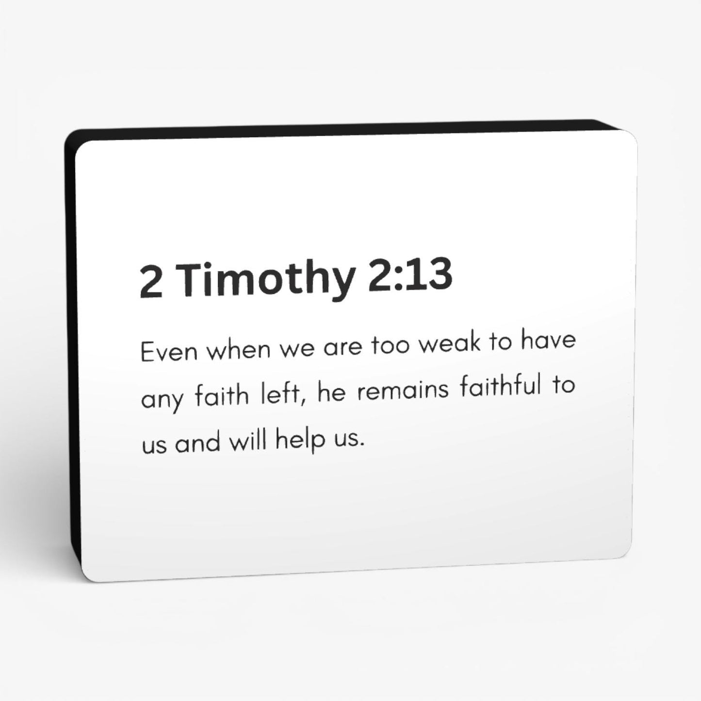 2 Timothy 2:13 Bibelverse Lampe