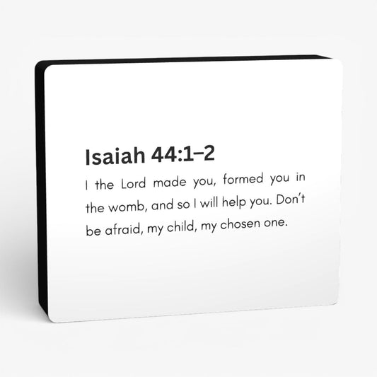 Isaiah 44:1-2 Bibelverse Lampe