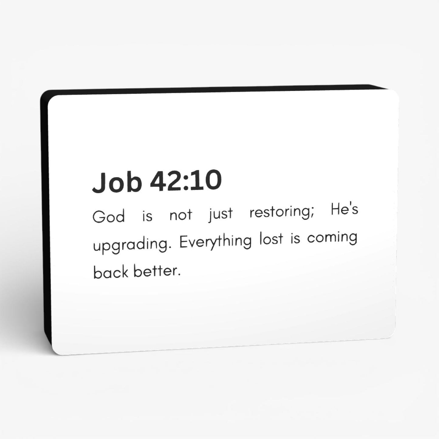 Job 42:10 Bibelverse Lampe