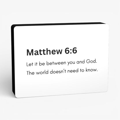Matthew 6:6 Bibelverse Lampe