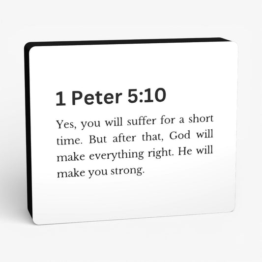 1 Peter 5:10 Bibelverse Lampe