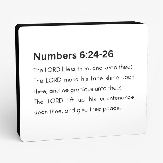 Numbers 6:24-26 Bibelverse Lampe